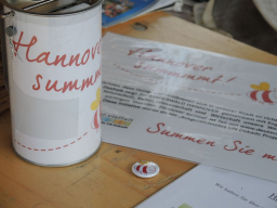 infostand werbung hannover summt c hemmer